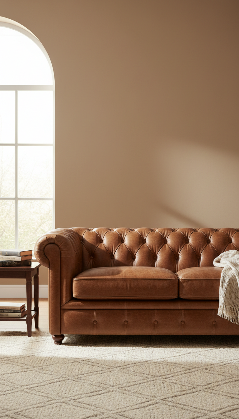 How to Choose the Right Leather Finish for Your Chesterfield Sofa